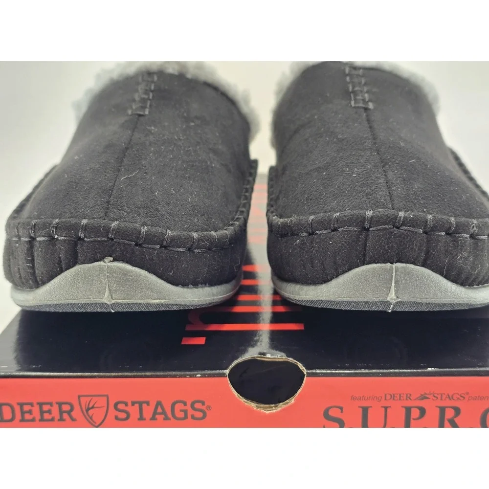 NIB Deer Stags Lil Nordic Slipper - Size 3M‎ Unisex Big Kid - Color Black